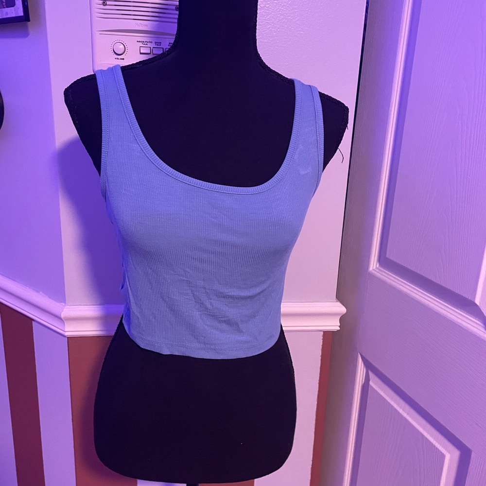 Blue tank